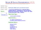 Kentucky State, County and City websites.