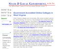 West Virginia State, County and City websites.